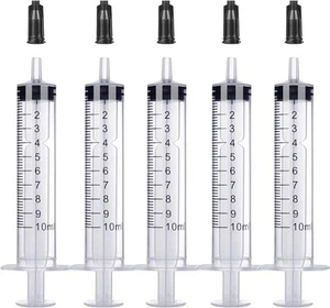 10ml Plastic Syringe Without Needle for Liquid - Measuring Syringes with...  - Picture 1 of 7