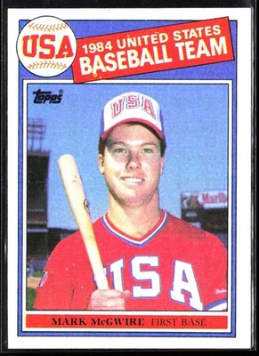 1985 Topps - Mark McGwire #401 (RC) - Image 1 of 2