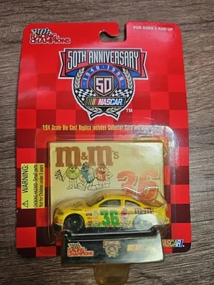 Ernie Irvin #36 M&Ms Pontiac Nascar 1/64 DieCast  - Image 1 of 4
