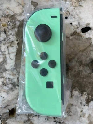 Genuine Nintendo Switch Animal Crossing Mint Green LEFT Joy-Con Controller NEW - Image 1 of 2