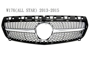 Front Grille Iridium Silver Star Look For '2012-'2015 Mercedes Benz W176 A-Class - Imagen 1 de 1