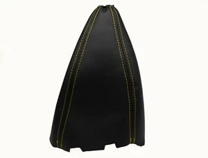 Para DAEWOO MATIZ 1998-2005 Fuelle Palanca de Cambio Piel - Costuras en Amarillo - Picture 1 of 1