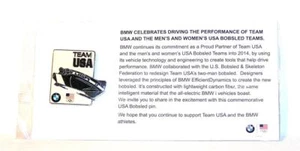 BMW USA Bobsled Team BRAND NEW 2014 SOCHI OLYMPICS COMMEMORATIVE PIN - Picture 1 of 1