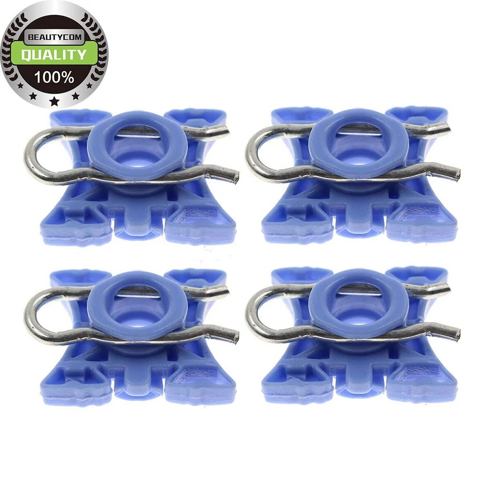 4 PCS  Window Regulator Sliding Pivot Clip Front for Volvo S60 S80 V70 740 960 - Image 1 of 4