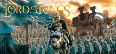 LEGO-Kampfwildschwein von Dáin Eisenfuß -Der Hobbit-Schlacht der fünf Heere Neu - Bild 1 von 3