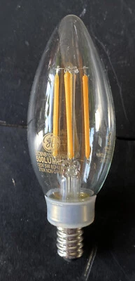 GE Decorative Candle LED B10c Soft White 2,700K 500 Lumens 5W 60W EQ - Image 1 of 2