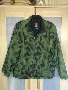 Swiss Tech Ski, Snow Jacket, Coat Black Green Zippered With Pockets, XL 14-16 - Picture 1 of 3