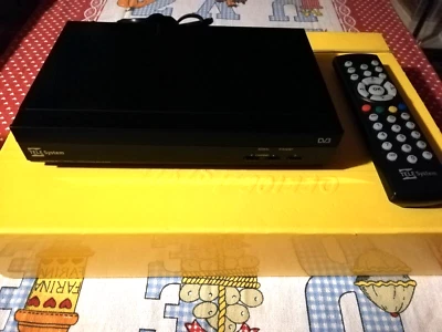 TELE SYSTEM DVBT TS6206 - T1 Decoder Digitale Terreste con Telecomando - Nero - Immagine 1 di 4