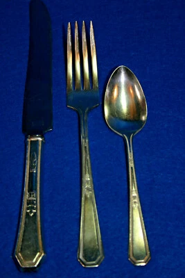 Cubiertos con patrón MAYFAIR Wm Rogers & Son AA 1923 plateados *TU ELECCIÓN* Foto 1 de 4