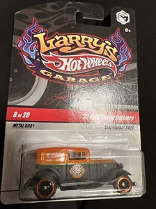 Hot Wheels Larry's Garage Series '32 FORD SEDAN DELIVERY Orange/Black w/RRs NEW - Picture 1 of 5