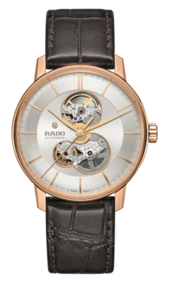 Nuevo reloj para hombre Rado Coupole clásico corazón abierto automático esfera plateada R22895025  Foto 1 de 3