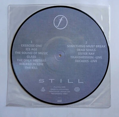 Joy Division - Still - RARE Japan Picture Disc Vinyl LP - Brand New - Image 1 of 2
