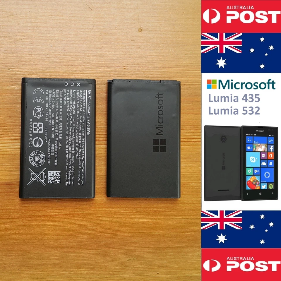MICROSOFT LUMIA 435 / 532 Original Battery BV-5J 1560mAh Good Quality - Local - Image 1 of 4