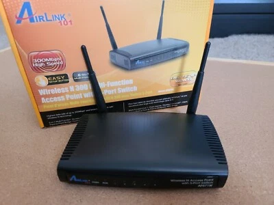 Airlink 101 Wireless N 300 Multi Function Access Point with 5 Port Switch AP671W - Image 1 of 4