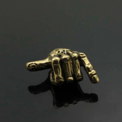 Cuchillo de latón macizo en forma de mano con cordón paracord cuchillo herramienta cuentas colgante EE. UU. Foto 1 de 4