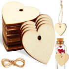  100 pièces décorations de cérémonie de mariage cœur bois gribouillage décoration