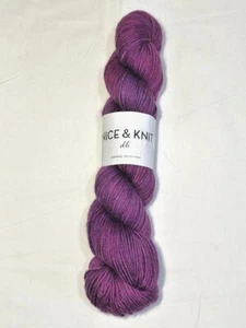 Nice & Knit dk Superwash Merino Wool Yarn Color Royal Loom Knit Crochet - Picture 1 of 2