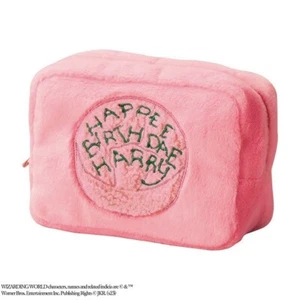 Harry Potter Happy Birthday Cake Pouch HAPPEE BIRTHDAE Wizarding World Fantastic - Picture 1 of 5