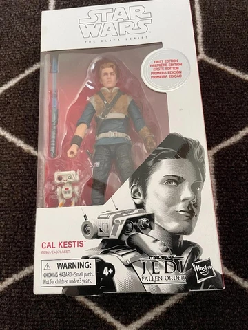 New Star Wars Black Series Cal Kestis First Edition 6” Fallen Order White Box #9 Cover