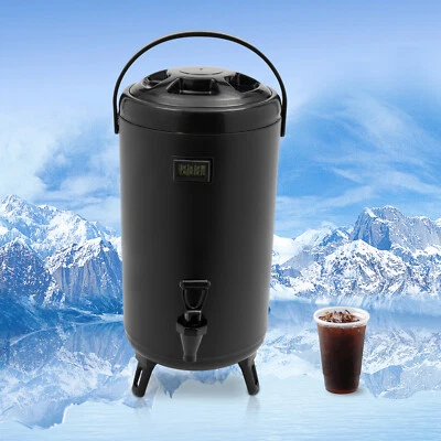 NEW 8L/10L/12L Insulated Thermal Hot and Cold Coffee Beverage Dispenser w/Handle - Image 1 of 4