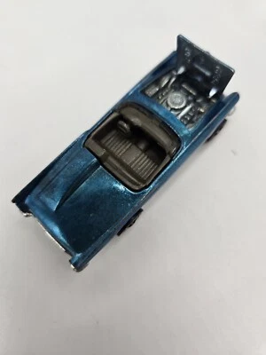 Винтажный оригинальный 1957 Aqua синий коричневый интерьер Hotwheel Redline 1968 Mattel - Изображение 1 из 4