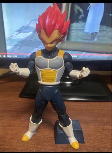 Japan Anime Dragon Ball Vegeta Super Saiyan God figurehigh quality ...