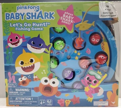 Baby Shark Let's Go Hunt Fishing Game Plays Shark Song Pinkfong Cardinal Games  - Image 1 of 2