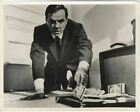 Hotel Karl Malden finding cash in briefcase Original 8x10 Photo Stamped 1967