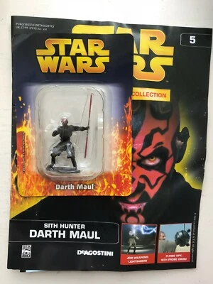 Star Wars Figurine Collection Production 5 Darth Dark Maul DeAGOSTINI Métal & - Photo 1/2