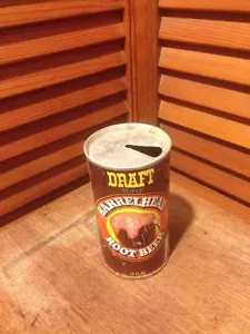 VTG Draft Style Barrelhead Root Beer Canada Dry Rochester Steel Can ADVERTISING - Picture 1 of 12