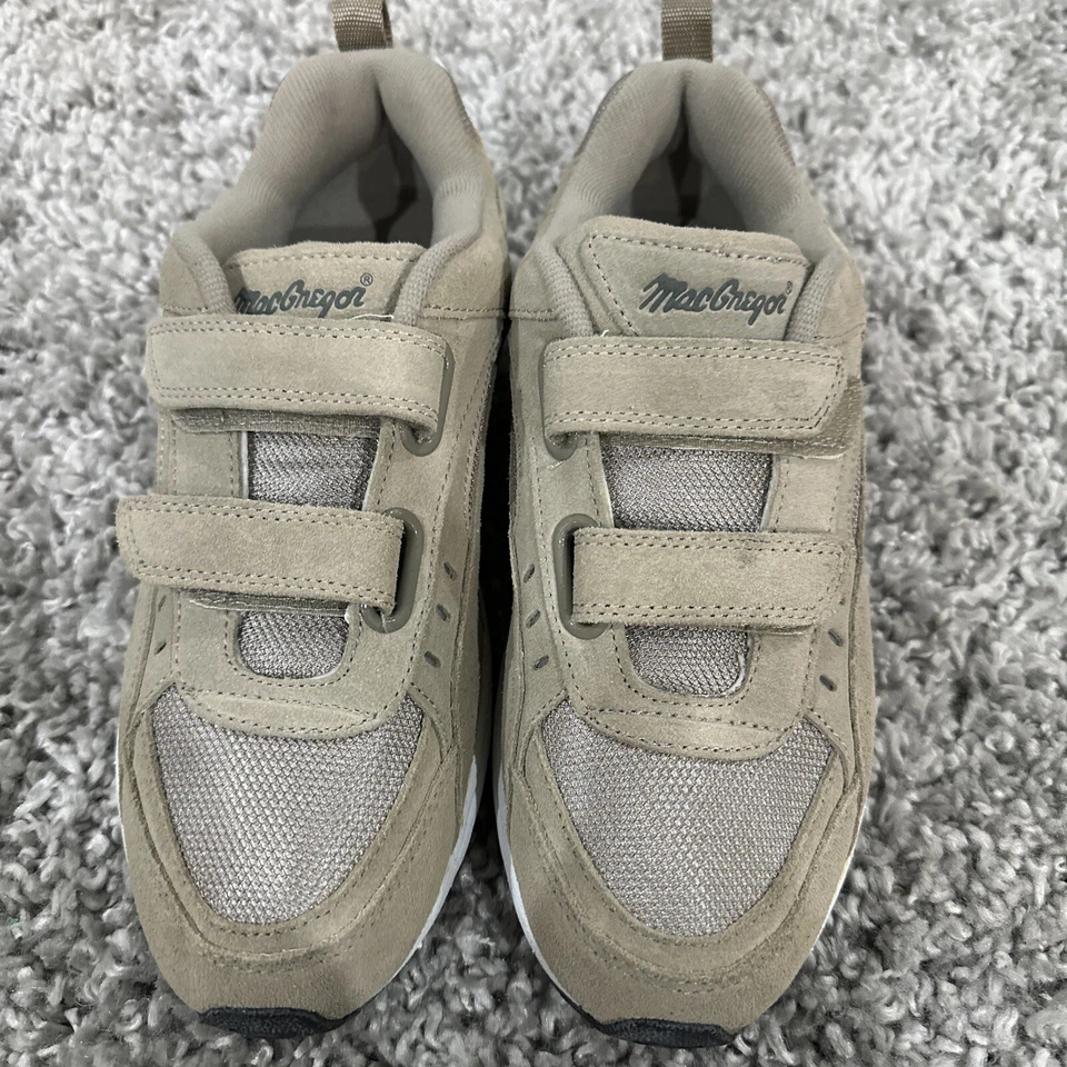 Zapato Deportivo MacGregor Talla 6.5 Ancho Cuero Cómodo Fácil de Montar Correa Foto 1 de 4