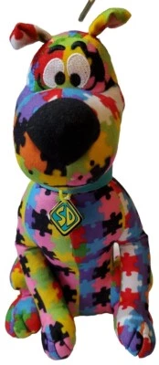 Special Scooby-Doo Autism Awareness 13" Plush stuffed animal toy puzzle Tylenol - Image 1 of 4
