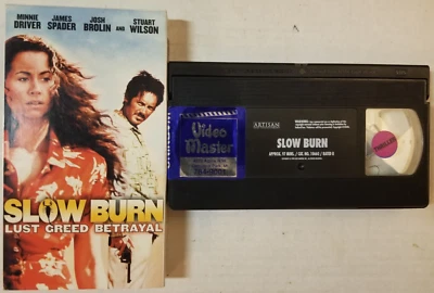 📼 VINTAGE 📼 Slow Burn 📼 (VHS, 2000) 📼 Former Rental 📼 TESTED 📼 - Image 1 of 2