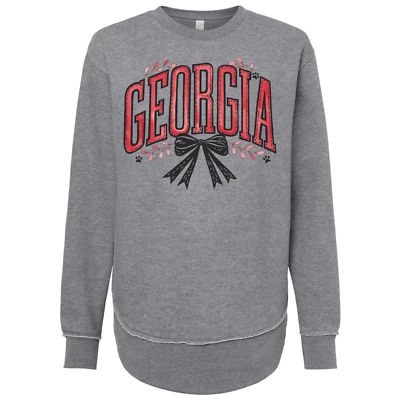 Пуловер Georgia | толстовка игрового дня | кокетный бант | футбол | бульдоги - Изображение 1 из 3