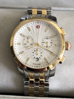 (VENTA VIERNES NEGRO) Nuevo Reloj Michele Uptown Diamante Mww25a000002 Foto 1 de 4