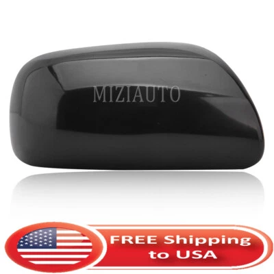 Black Side Mirror Cover Cap For Toyota Yaris 2007 2008 2009 2010 2011 Right Side - Image 1 of 4