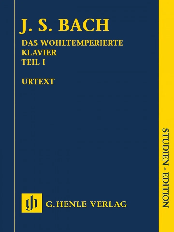 Bach The Well-Tempered Clavier Part I Student Edition Book NEW 051489014 - Image 1 of 1