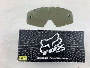Gafas principales de repuesto Fox Racing para niños jóvenes lente gris 09237-000 antiniebla - Imagen 1 de 6