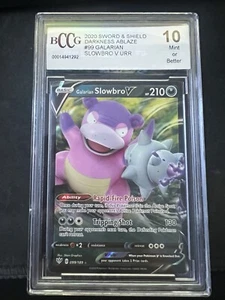 Galarian Slowbro V 099/189 Swsh03: Darkness Ablaze Holo BCCG 10 - Picture 1 of 1