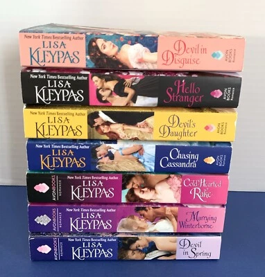 Lot of 7 ~ Paperback Books~ LISA KLEYPAS ~ Complete RAVENELS Series ~ Stepbacks Foto 1 de 4