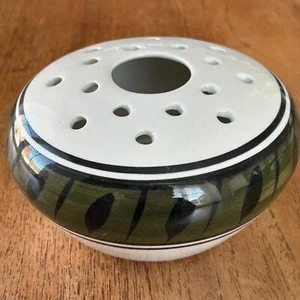 Cerámica Jersey - Verde Vintage Decorativo Cerámica Rosa / Posy Bowl - Pot Pourri - Imagen 1 de 5