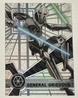 General Grievous Star Wars High Tek 2017 Pattern 1 Form 1 Base Card #3 - Image 1 of 2