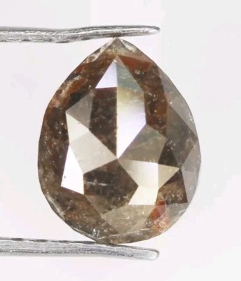 1.28 Ct, Natural Loose Diamond Pear Shape Brown Color Rustic Diamond For Ring - Image 1 of 4