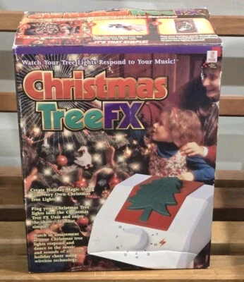 BRAND NEW NOS Christmas Tree FX Lights Sync To Music Light Show Can You Imagine - Image 1 of 4