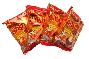 Thailand Mama Instant Noodles Creamy MAMA TOM YUM KUNG  Flavour 90 g. Pack4,  - Picture 1 of 12