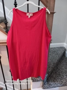 Philosophy Damenkleid fuchsia pink gerade Linie Größe 1X neu mit Etikett - Bild 1 von 5