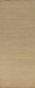 Luxurious Gabbeh Solid Design Wool Modern Runner Rug - Brand New 3x10 ft - Picture 1 of 17