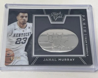 Jamal Murray RC 2016 Panini negro dorado equipo de baloncesto símbolos novato #52/99 Foto 1 de 3