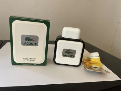 RARE LACOSTE AFTER SHAVE CLASSIC SPLASH 1.7 FL. OZ. 100 ML. (NEW WITH BOX) - Image 1 of 4