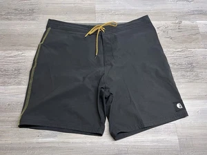 Carhartt x Hurley Mens 34 Board Shorts Black Lightweight Swim Surf Trunks - Picture 1 of 9
